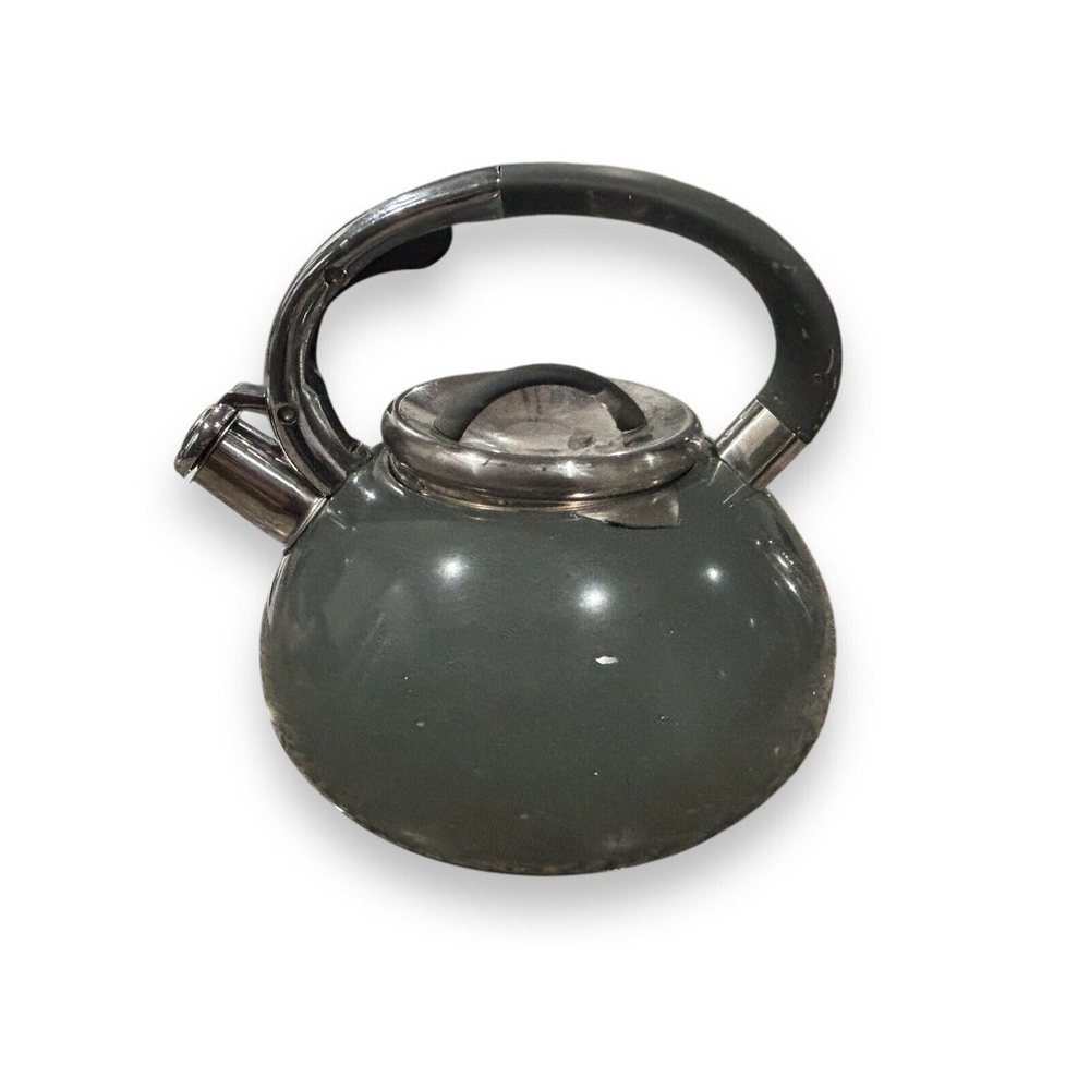 Balduzzi Italian Style Induction Eco friendly Stainless Steel Teapot Soft Handle